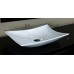 Bathroom Ceramic Porcelain Vessel Sink 7701AA46BN Brushed Nickel faucet and Drain - B00NC6ZS42